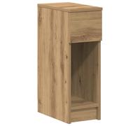 (artisan oak) vidaXL Bedside Cabinet with Drawer 20x36x60 cm bedside table nightstand