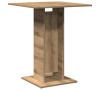 (artisan oak) vidaXL Bistro Table Bar Pub Table Patio Outdoor Dining Table Engineered Wood