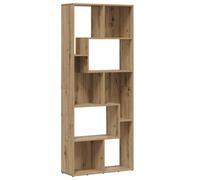 (artisan oak) vidaXL Book Cabinet Bookshelf Bookcase Storage Rack Book Stand Engineered Wood