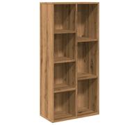 (artisan oak) vidaXL Book Cabinet Highboard Book Rack Display Storage Shelf Engineered wood