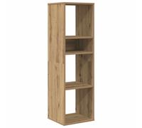 (artisan oak) vidaXL Book Cabinet Highboard Book Rack Display Storage Shelf Engineered Wood