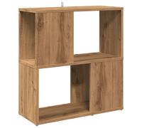 (artisan oak) vidaXL Book Cabinet Highboard Book Rack Display Storage Shelf Engineered wood