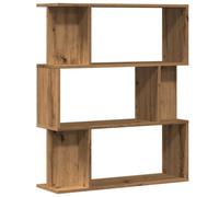 (artisan oak) vidaXL Book Cabinet/Room Divider Engineered Wood Home Stand Multi Colours
