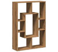 vidaXL Bookcase Artisian Oak 63x20x90 cm Engineered Wood