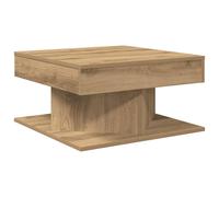 vidaXL Coffee Table Artisan Oak 55x55x30 cm Engineered Wood, Brown