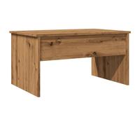 Coffee Table Artisan Oak 80x50x41.5cm A Compact Engineered Wood Lift-Top Storage
