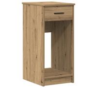 (artisan oak) vidaXL Computer Tower Stand with Drawer Cpu Stand Cpu Holder PC Holder Desk