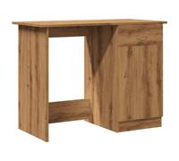 (artisan oak) vidaXL Desk Bedroom Office Desk Work Corner Table Study Desk Engineered Wood