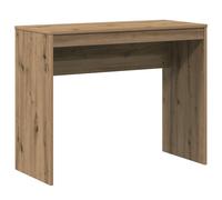 (artisan oak) vidaXL Desk Computer Table Workstation Writing Working Desk Engineered Wood