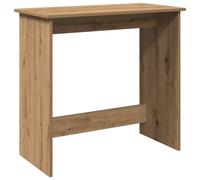 (artisan oak) vidaXL Desk Smoked Oak 80x40x75 cm Engineered Wood office desk study desk