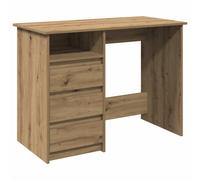 (artisan oak) vidaXL Desk Writing Table Working Desk Study Computer Desk Engineered Wood