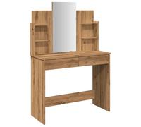(artisan oak) vidaXL Dressing Table with Mirror Dressing Room Cosmetic Table Vanity Table