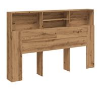 (artisan oak) vidaXL Headboard Cabinet Bedroom Bookcase Headboard Furniture Multi Colours