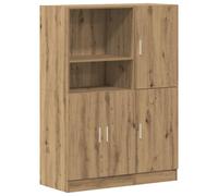 vidaXL 2 Piece Kitchen Cabinet Set Artisian Oak Engineered Wood