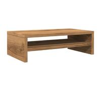 (artisan oak) vidaXL Monitor Stand with a Storage Shelf Chipboard TV Stand Multi Colours