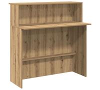 vidaXL Reception Desk Artisan Oak 100x50x103.5 cm Engineered Wood