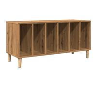 (artisan oak) vidaXL Record Cabinet Sideboard Vinyl Storage Cabinet Display Engineered Wood