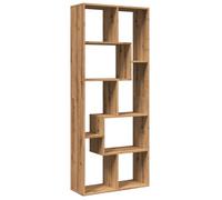 (artisan oak) vidaXL Room Divider Bookcase Shelf Bookshelf Engineered Wood