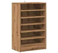 Vidaxl Shoe Cabinet Artisan Oak 60X35X92 Cm Engineered Wood
