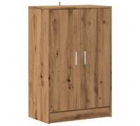 (artisan oak) vidaXL Shoe Bench Hallway Bench Seat Shoe Organiser Shoe Rack Engineered Wood