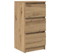 vidaXL Sideboard Artisan Oak 37.5x35x76 cm Engineered Wood
