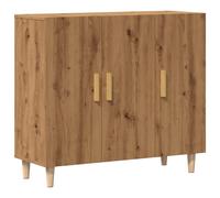 (artisan oak) vidaXL Sideboard Console Cabinet Cupboard Storage Organiser Engineered Wood