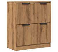 (artisan oak) vidaXL Sideboard Console Cabinet Storage Cupboard Highboard Engineered Wood