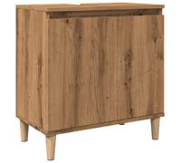 (artisan oak) vidaXL Sink Cabinet Vanity Unit Storage Under Sink Cabinet Engineered Wood