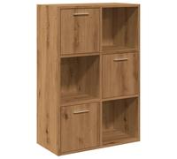 (artisan oak) vidaXL Storage Cabinet Highboard Cupboard Bookcase Book Shelf Engineered Wood