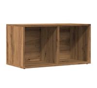 (artisan oak) vidaXL Vinyl Storage Box Recorder Collection Cabinet Cupboard Engineered Wood