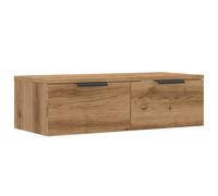 (artisan oak) vidaXL Wall Cabinet Floating TV Unit Wall Mount Media Cabinet Engineered Wood