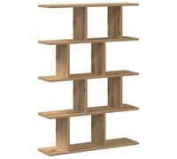 (artisan oak) vidaXL Wall Cube Shelf 12 Compartments Storage Floating Shelf Engineered Wood