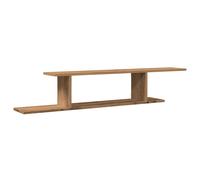 (artisan oak) vidaXL Wall-Mounted TV Shelf Floating Wall TV Unit TV Stand Engineered Wood