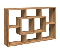 vidaXL Wall Shelf Artisan Oak 85x16x52.5 cm Engineered Wood