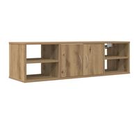 (artisan oak) vidaXL Wall Shelf Wall-Mounted Shelf Storage Display Rack Engineered Wood
