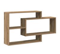 Vidaxl Wall Shelf Artisan Oak 104X20X58.5 Cm Engineered Wood