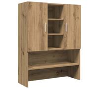 (artisan oak) vidaXL Washing Machine Cabinet Bathroom Cupboard Laundry Shelf Storage Rack