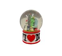 Artisan Owl I Love New York Snow Globe - Statue of Liberty NYC Souvenir, Elegant Home Décor & Collectible Gift for Travelers and NY Enthusiasts
