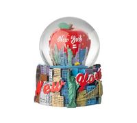 Artisan Owl New York City Big Apple Snow Globe Resin and Glass Snow Globe - Ideal Gift and Souvenir (Multicolor)
