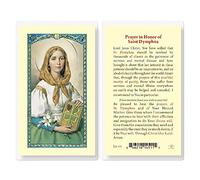 Artisan Owl Prayer in Honor of Saint Dymphna Holy Cards (Set of 5)