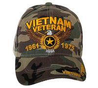 Artisan Owl U.S. Military Cap Hat Vietnam Veteran Cap Army Marine Navy AIR Force - - One Size