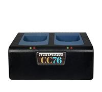 Artisan Power CC76 Battery Charger for Two Oster Classic 76, Turbo A5, and Model 97 Clipper Batteries (2151549, 2151550, 1294870-2) Durable Connectors, LEDs Status and PD Type C Power Supply