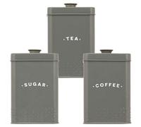 Artisan Street Smoke Tea, Coffee & Sugar Storage Canisters