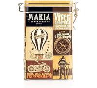 Artisanal Apple & Cinnamon Biscuits in Illustrated Travel-Themed Metal Tin - Traditional Portuguese Cookies - 150g - Ideal for Sharing or Tea Time