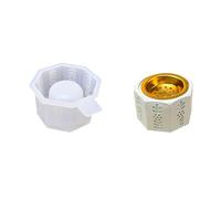 Artisanal Arabic Design Silicone Mold for Fragrances Diffusers and Decorative Wax Arabic Styles Holder Making Mold