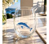 Artisanal Blue Ringed Octopus Glassware, 3D Ocean Octopus Drinking Glass, Handcrafted Marine Animal Bar Glass, Coastal Home Decor,Nautical Ocean Decor Drinking Cup