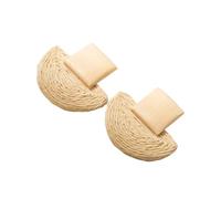 Artisanal Natural Fiber Ear Posts with Earth Firm Sisal Workmanship Flexible Operations Director Night Jewelry Artisanal Sisal Ear Addons