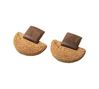 Artisanal Natural Fiber Ear Posts with Earth Firm Sisal Workmanship Flexible Operations Director Night Jewelry Artisanal Sisal Ear Addons