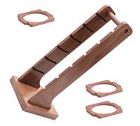 Artisanal Peanut Wood Coffee Portafilter Basket Natural Finish Permanent Split Toe Coffee Enthusiasts Coffeeshop Basket