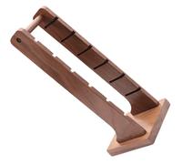 Artisanal Peanut Wood Coffee Portafilter Basket Natural Finish Permanent Split Toe Coffee Enthusiasts